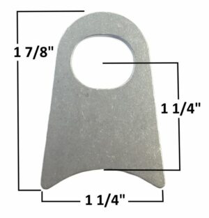 AA-599-A Window Net Tab, Fits 1 3/4″ Tubing