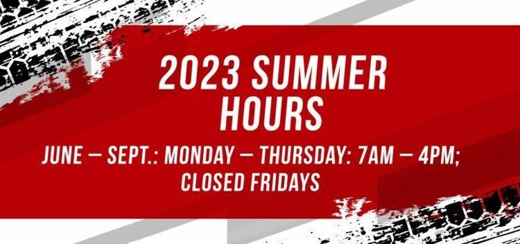 Summer Hours graphic