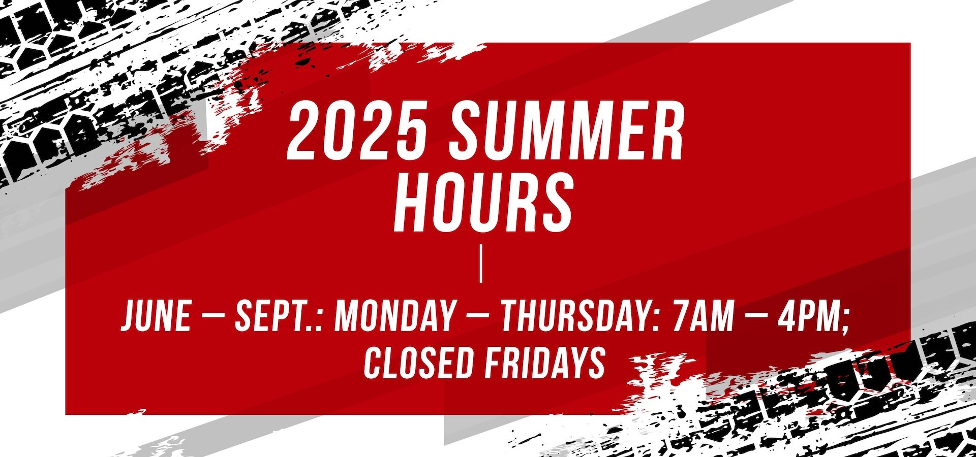 2025 Summer Hours